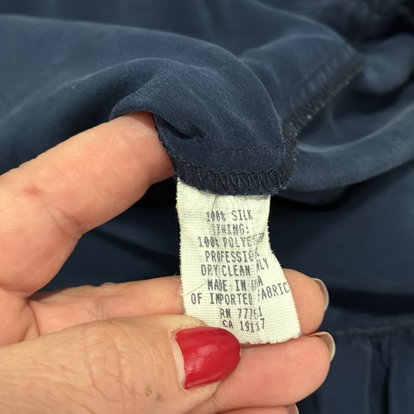 Vintage Betsey Johnson 100% silk gorgeous 90’s rare short prairie dress. - Picture 11 of 14